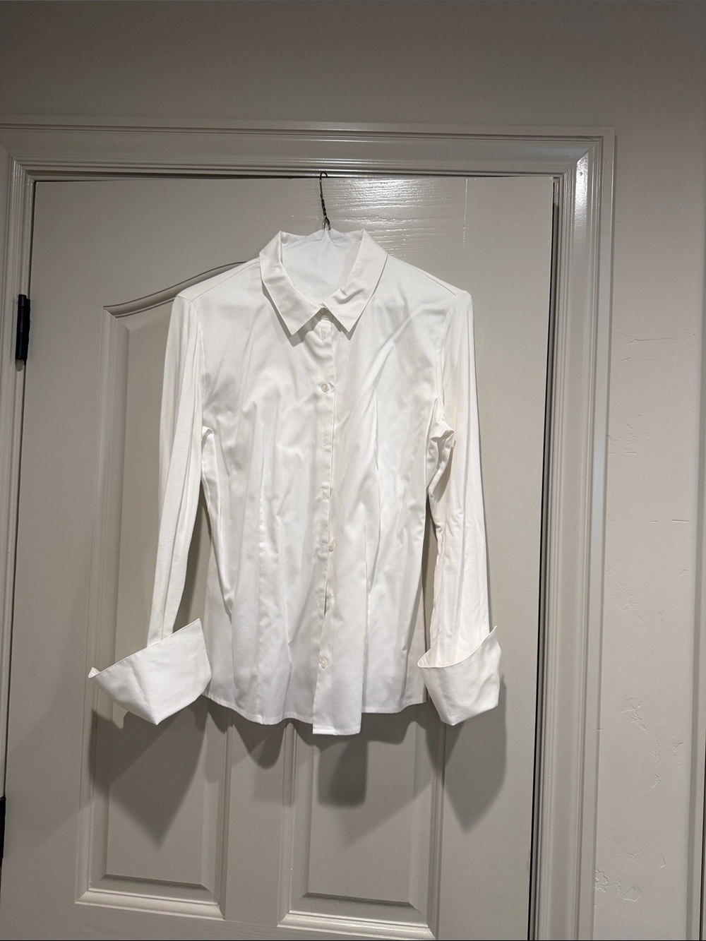 Calvin Klein White Button-Down Blouse
